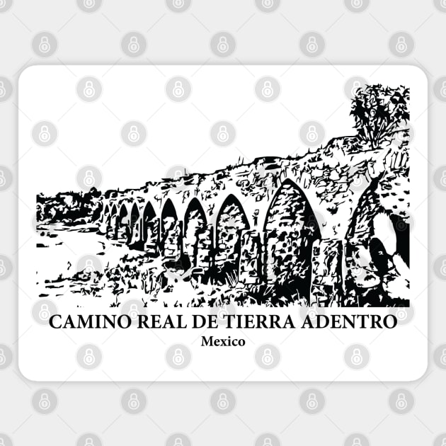 Camino Real de Tierra Adentro - Mexico Magnet by Lakeric
